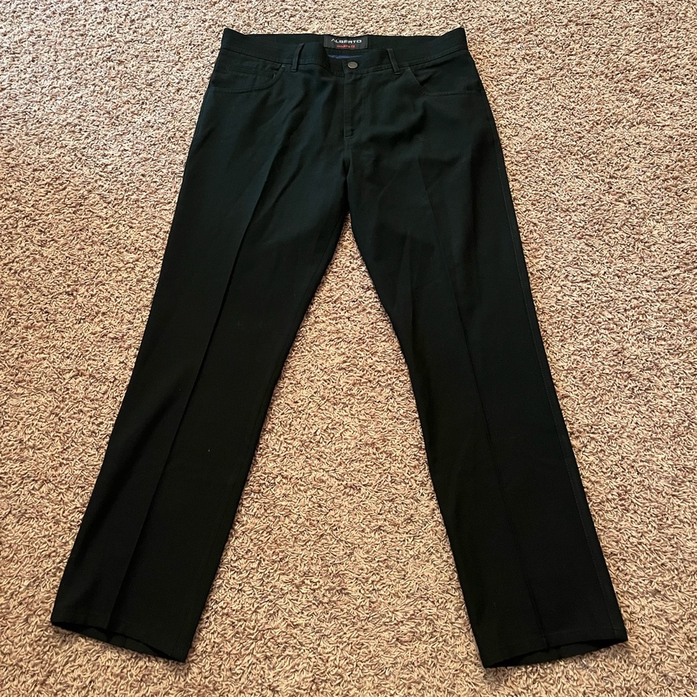 COPY - Mens Alberto Stone Ceramica Modern Fit Black Dress Pants Size 34x29 IL:N